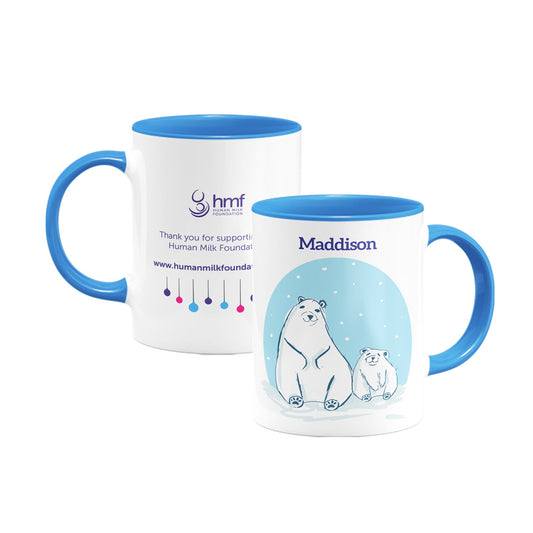 Winter Bears Personalised Porcelain Mug
