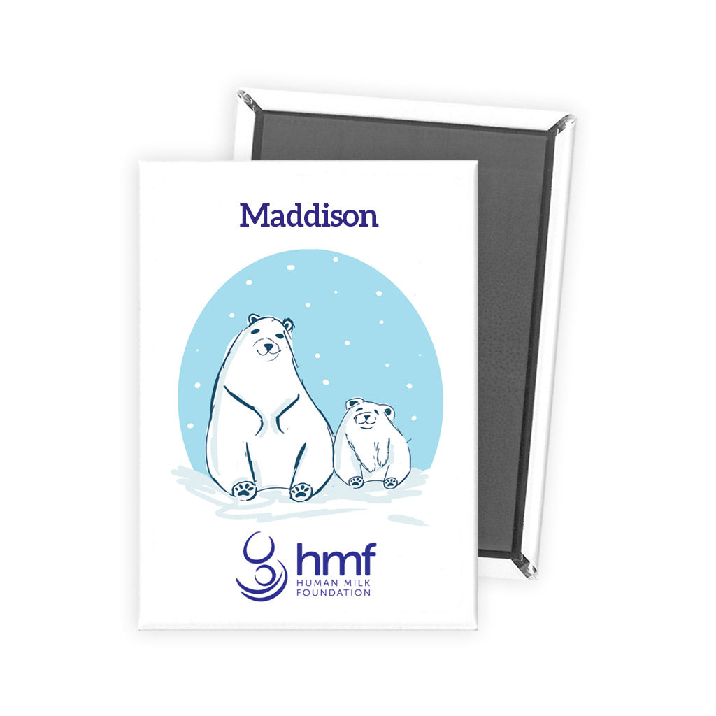Winter Bears Personalised Fridge Magnet