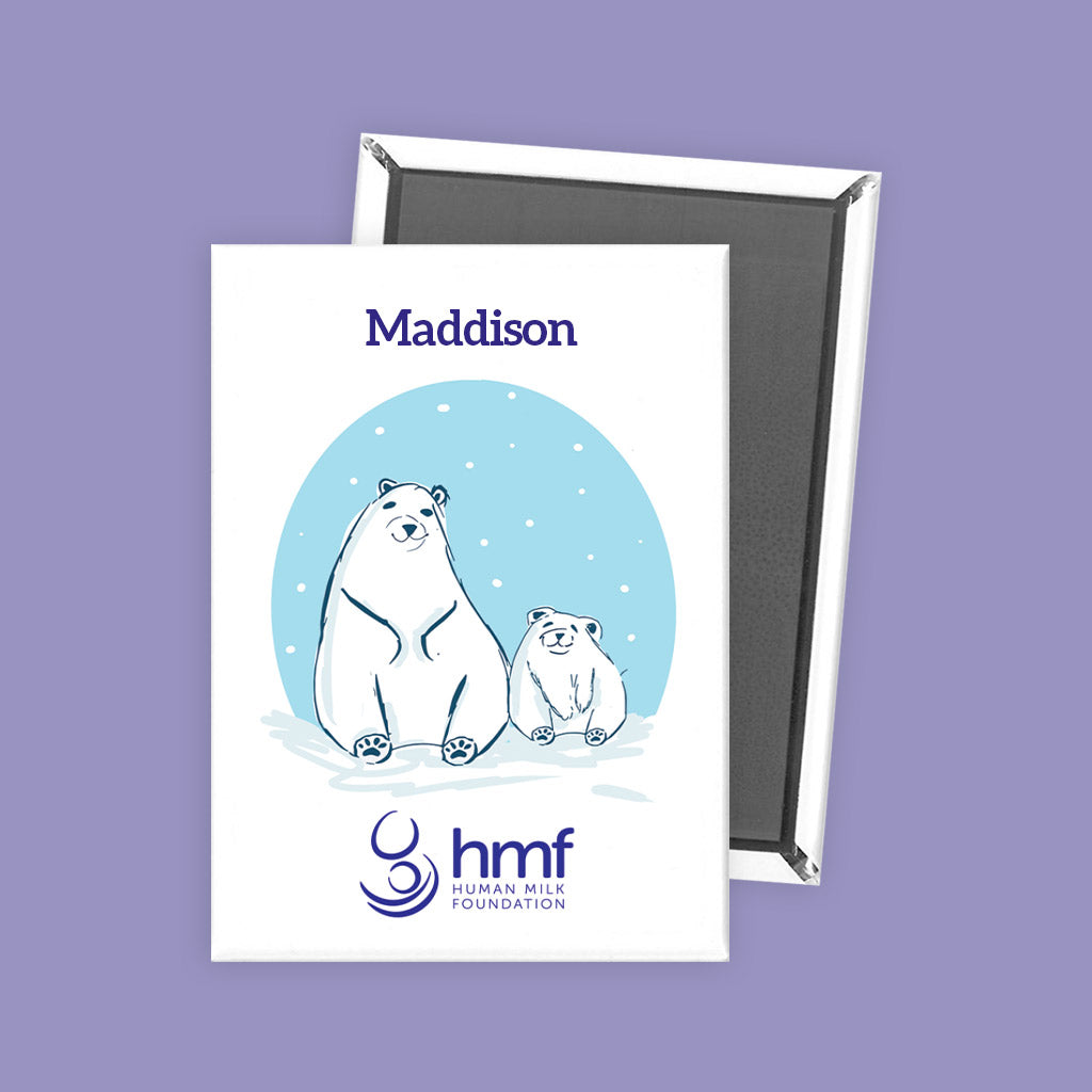 Winter Bears Personalised Fridge Magnet