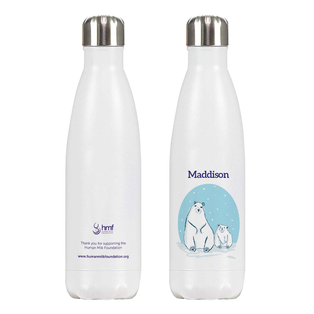 Winter Bears Personalised Premium Water Bottle