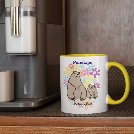 Mama Bear Personalised Porcelain Mug