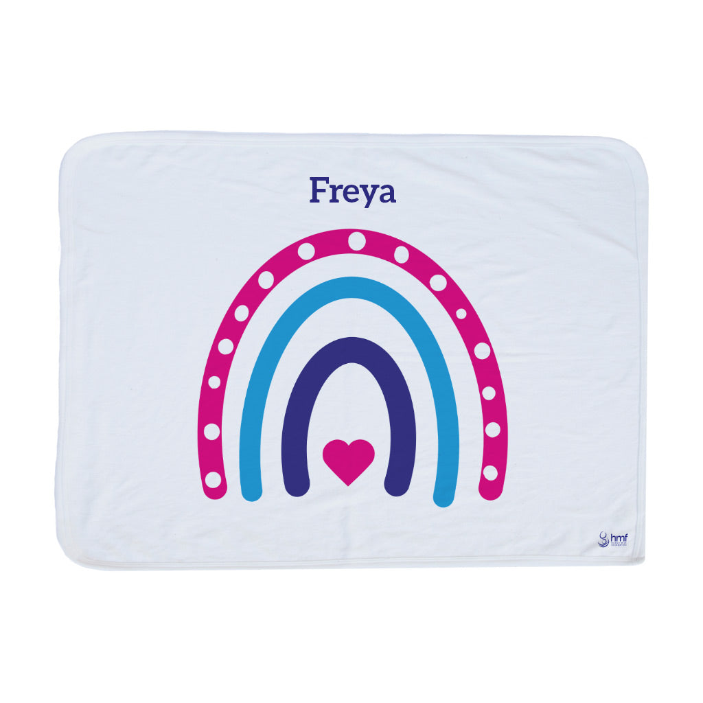 Rainbow Personalised Blanket
