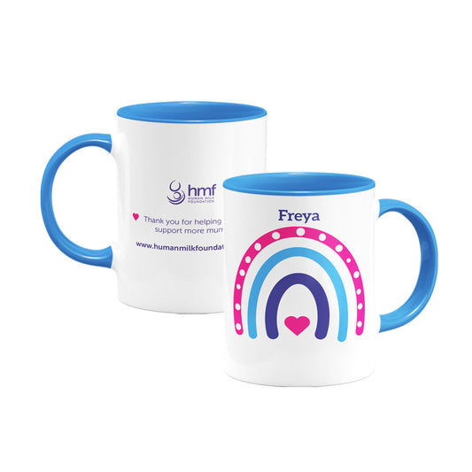 Rainbow Personalised Porcelain Mug