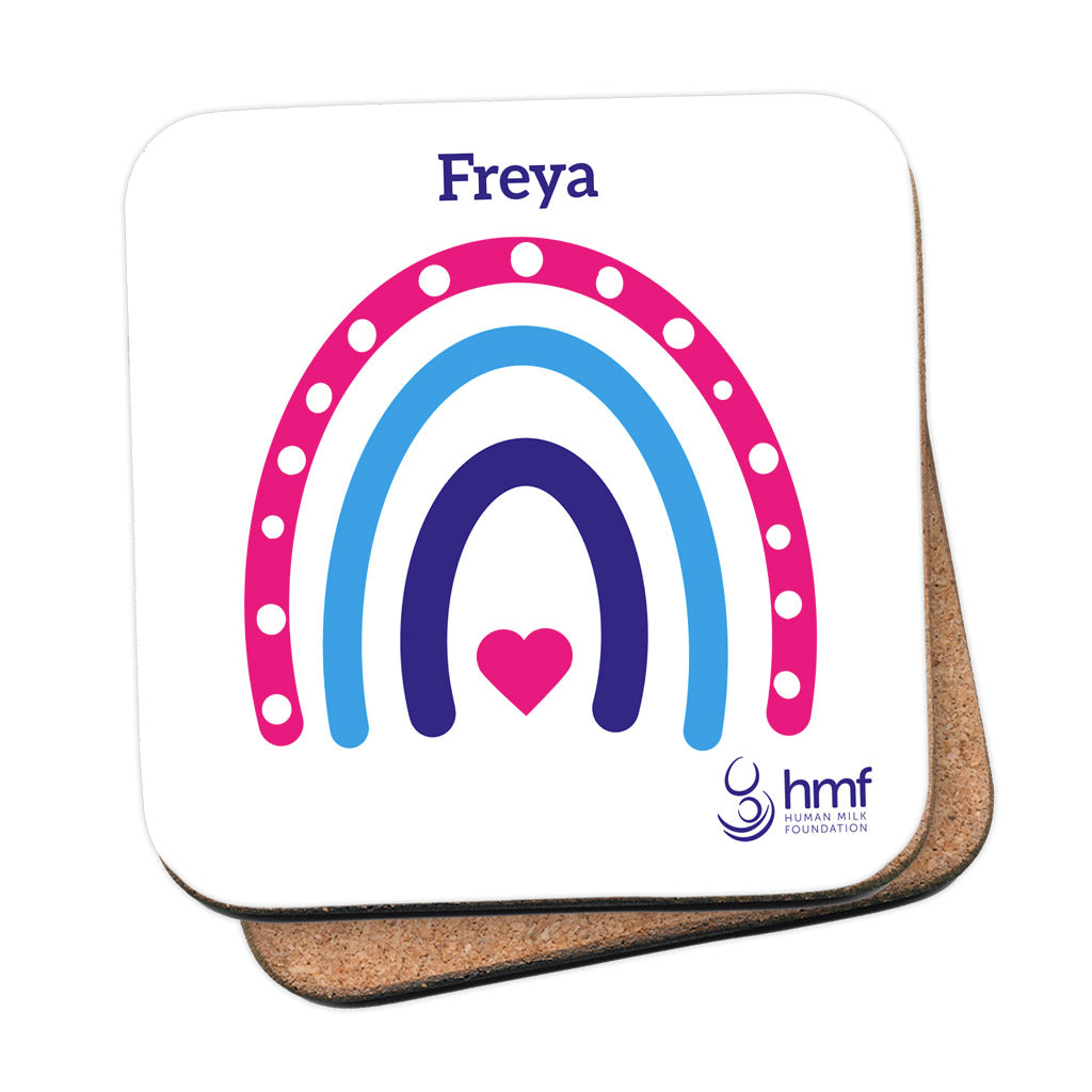 Rainbow Personalised Coaster