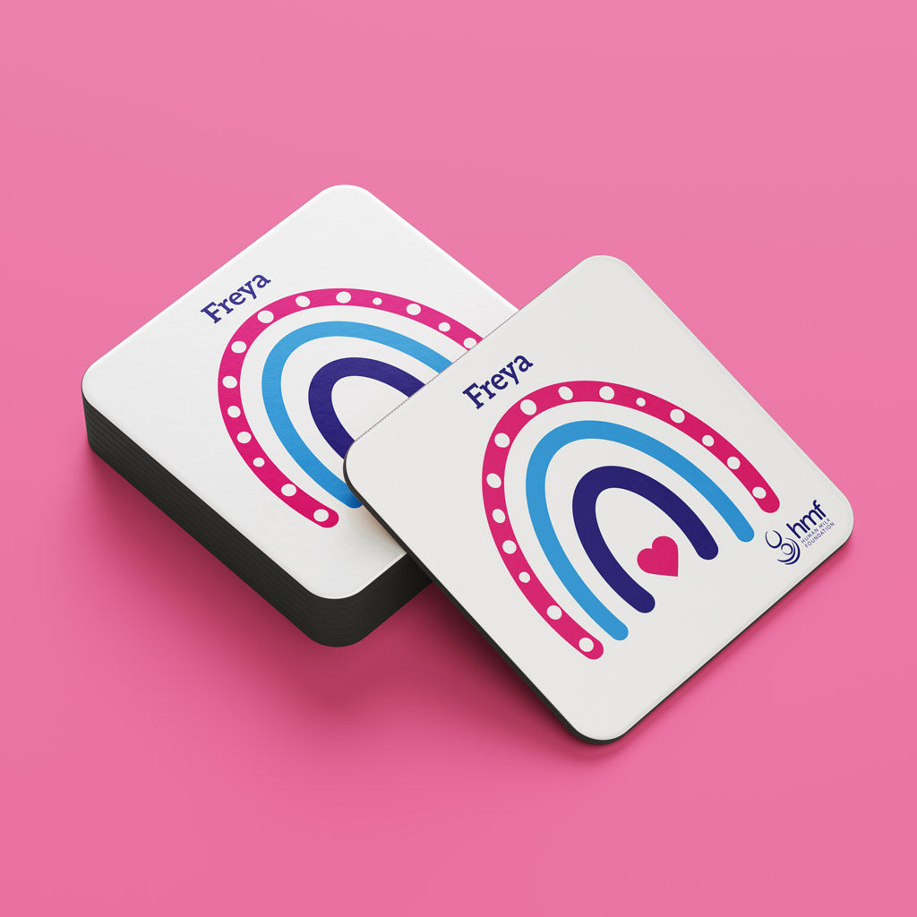 Rainbow Personalised Coaster