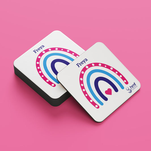 Rainbow Personalised Coaster