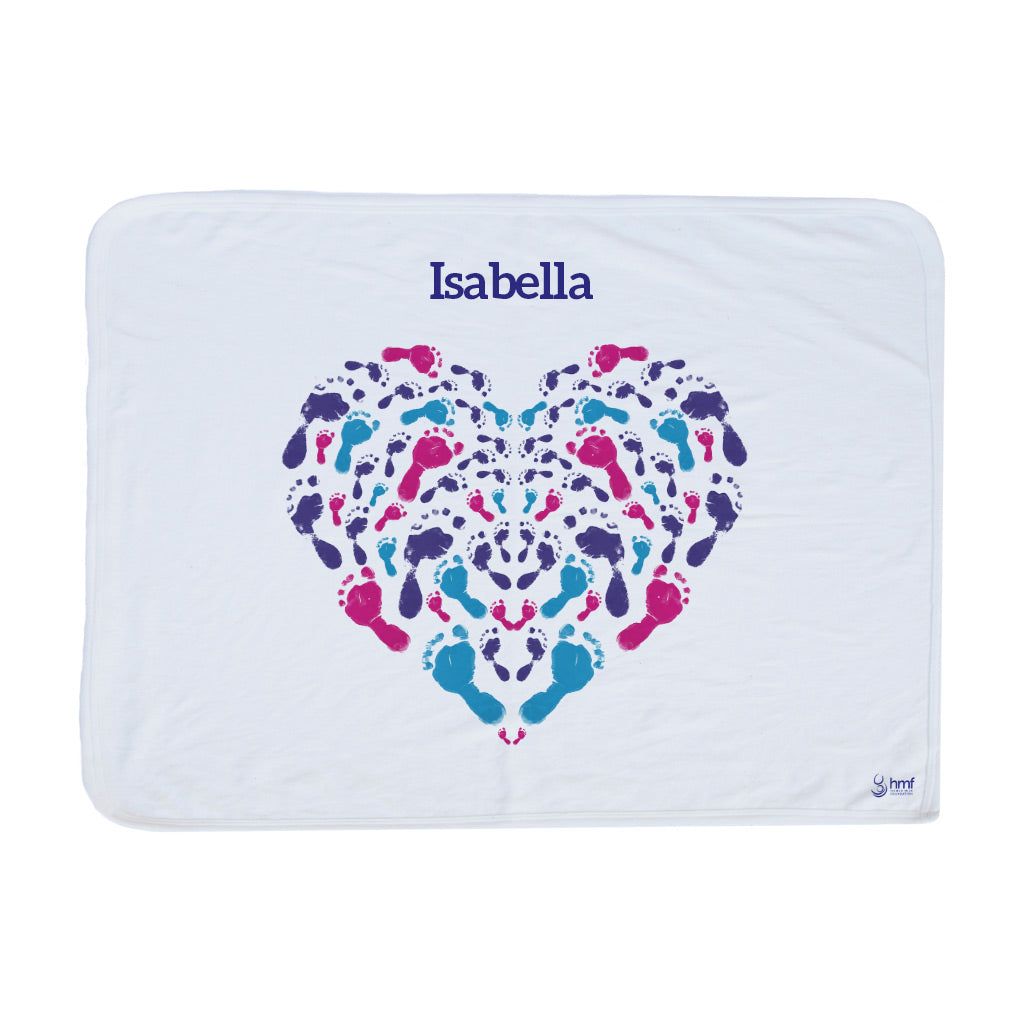 Little Heart Personalised Blanket