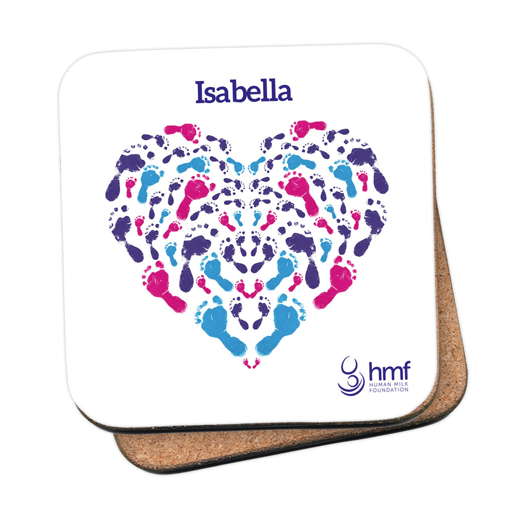 Little Heart Personalised Coaster