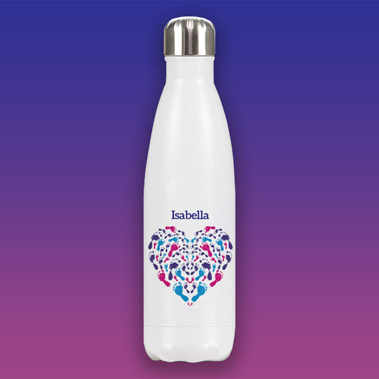 Little Heart Personalised Premium Water Bottle