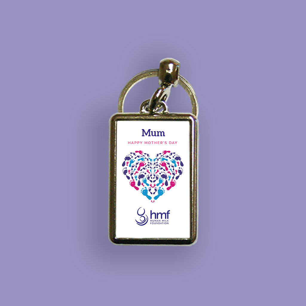 Little Heart Mother’s Day Personalised Metal Keyring