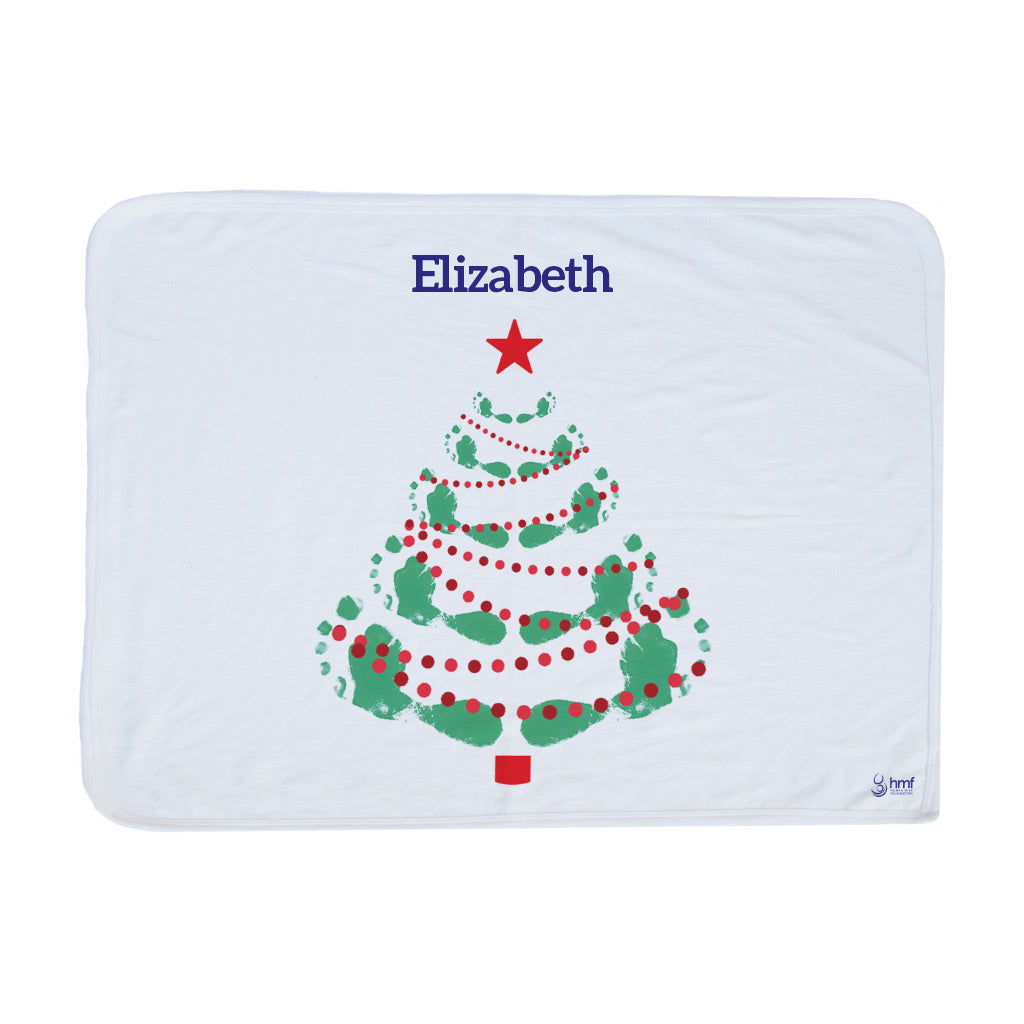 Christmas Tree Personalised Blanket