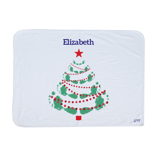 Christmas Tree Personalised Blanket