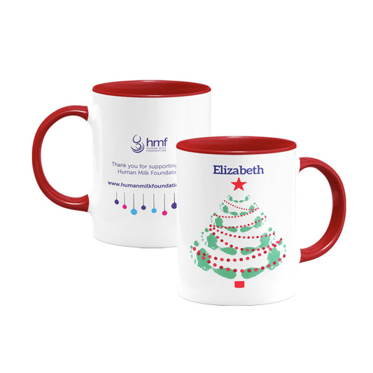 Christmas Tree Personalised Porcelain Mug
