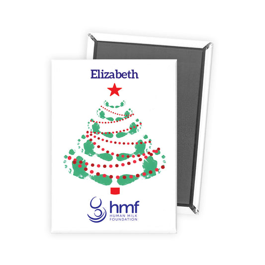 Christmas Tree Personalised Fridge Magnet