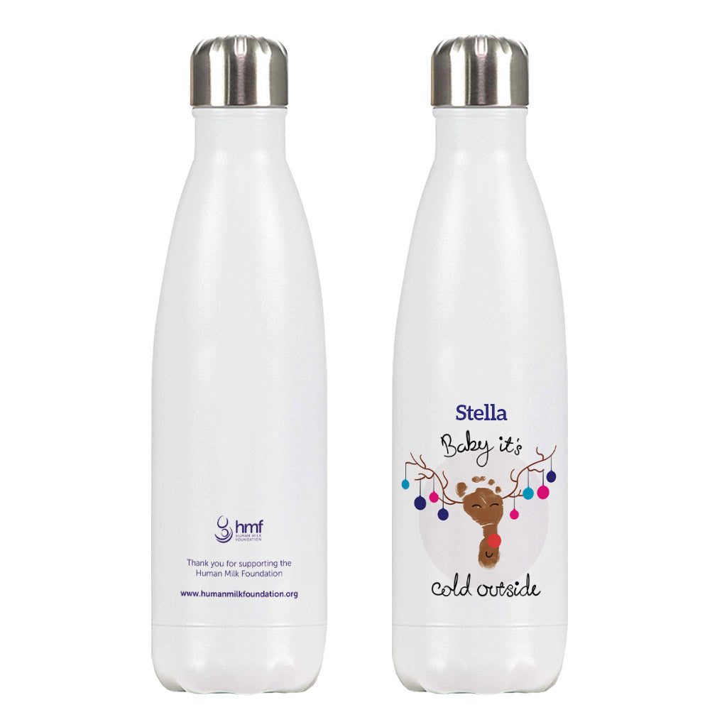 Baby It's Cold Outside Personalised Premium Water Bottle