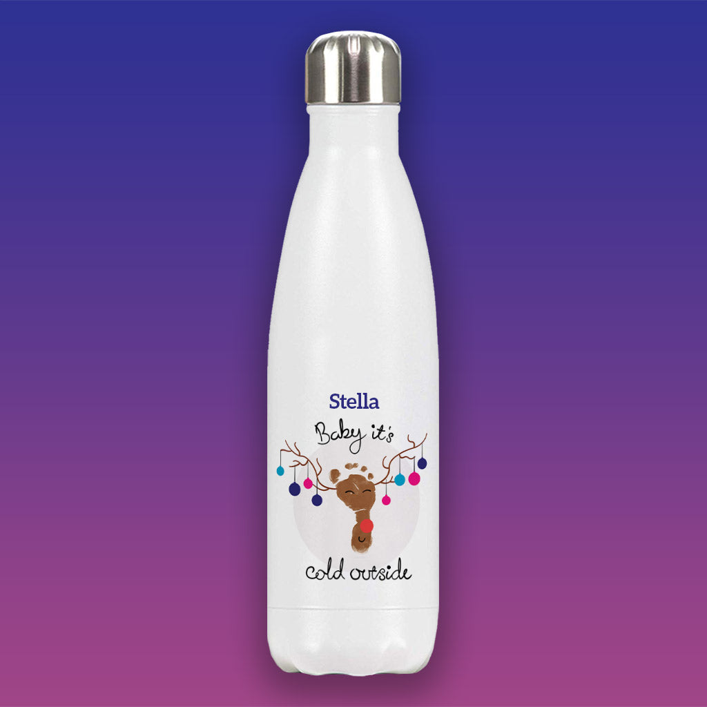 Baby It's Cold Outside Personalised Premium Water Bottle