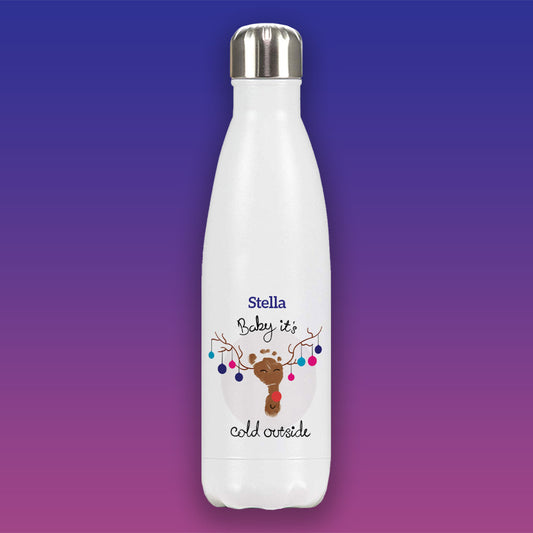 Baby It's Cold Outside Personalised Premium Water Bottle