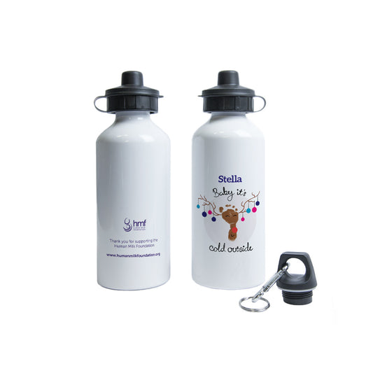 Baby It's Cold Outside Personalised Water Bottle