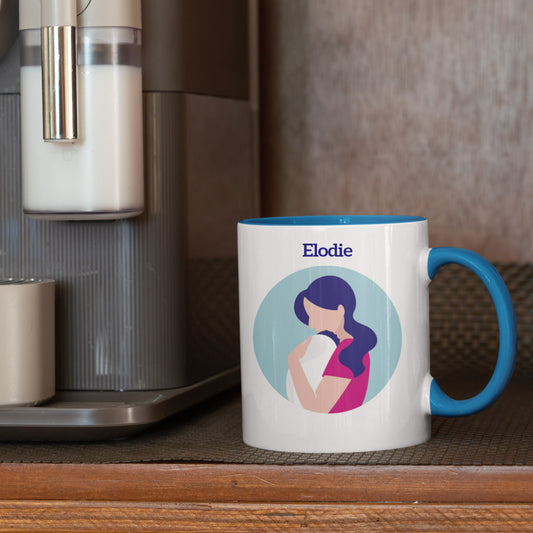 Special Mum and Baby Design 1 Personalised Porcelain Mug