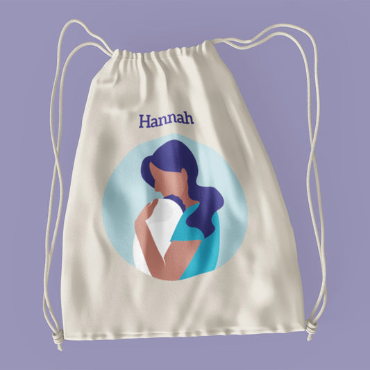 Special Mum and Baby Design 2 Personalised Drawstring Bag