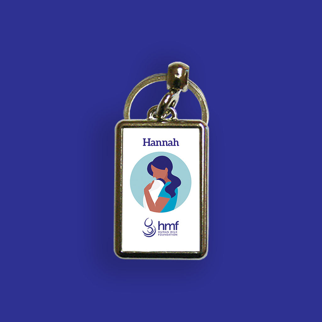 Special Mum and Baby Design 2 Personalised Metal Keyring