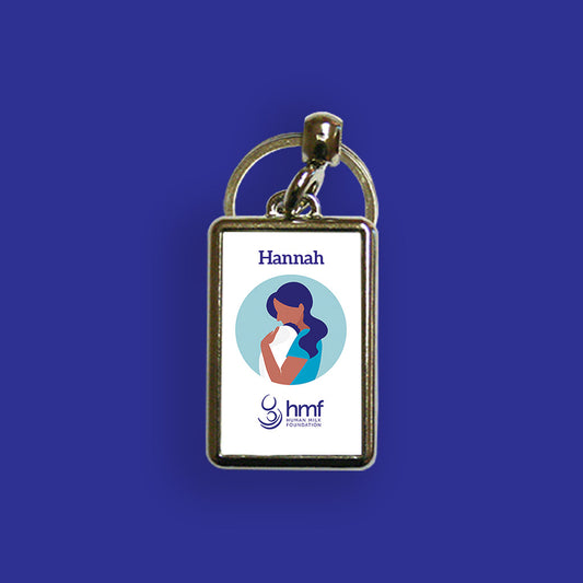 Special Mum and Baby Design 2 Personalised Metal Keyring