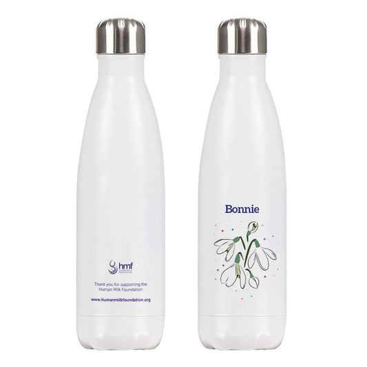 Snowdrops - Twinkly Dots Personalised Premium Water Bottle