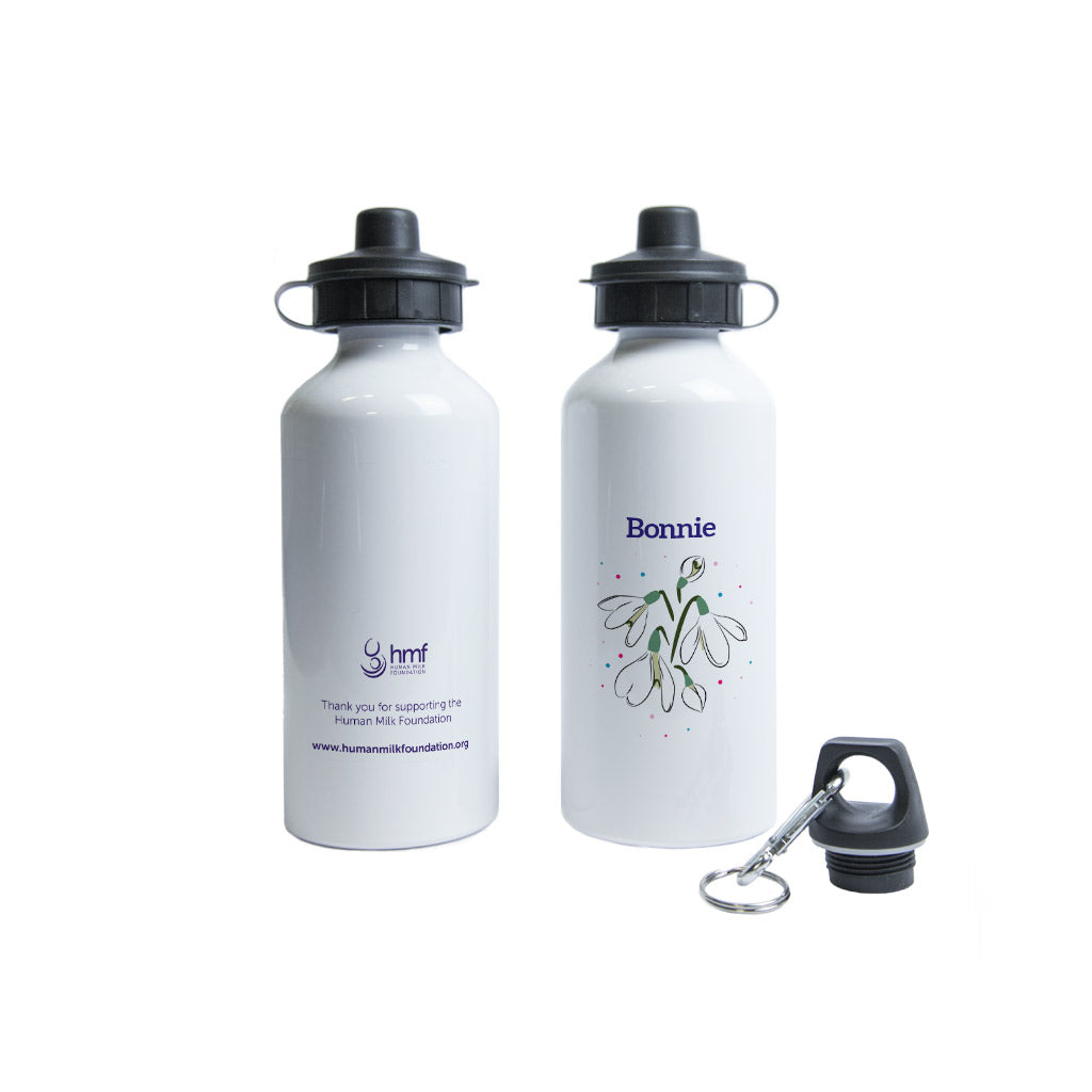 Snowdrops - Twinkly Dots Personalised Water Bottle