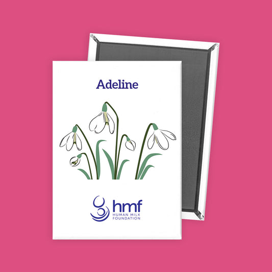 Snowdrops - Spring has Sprung Personalised Fridge Magnet