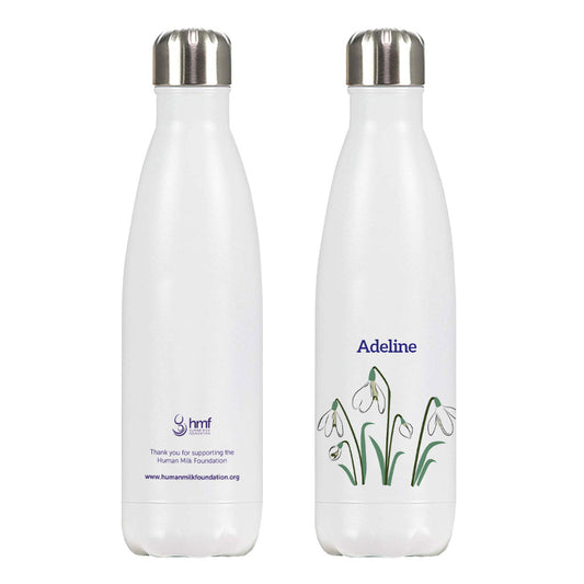Snowdrops - Spring has Sprung Personalised Premium Water Bottle