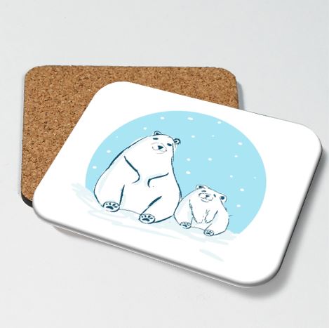 Winter Bears Coaster